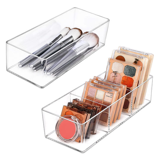 Clarity 2-Piece Vanity & Cosmetic Organizer Set