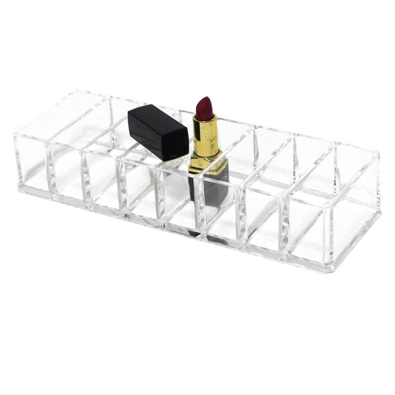 Clarity Acrylic Lipstick Grid Organizer